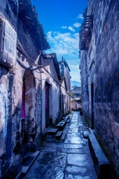 江西婺源县思溪延村小巷