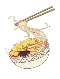 美味的广西柳州螺蛳粉 在碗里装着粉条