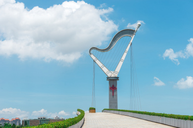 中国福建厦门园博苑琴桥