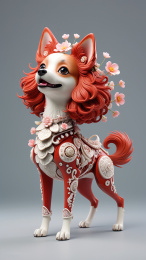 狗小姐潮玩手办 