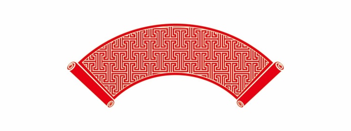 中式传统画轴背景