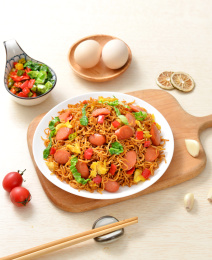 七荤八素鸡蛋炒面