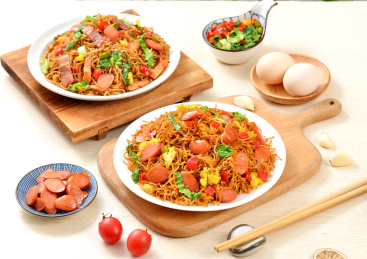 七荤八素鸡蛋炒面