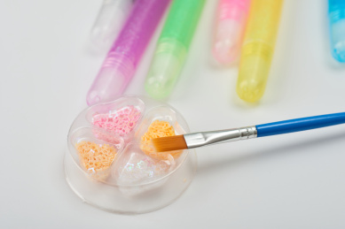 儿童涂鸦手工闪光金粉画材料