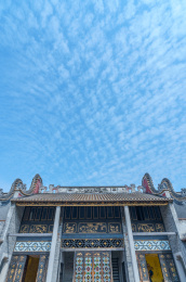 佛山祖庙黄飞鸿纪念馆传统中式岭南建筑