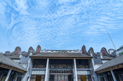 佛山祖庙黄飞鸿纪念馆传统中式岭南建筑