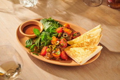 慢烤猪肋排黄油吐司