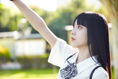穿着日系JK制服的亚洲少女