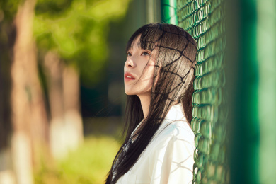 穿着日系JK制服的亚洲少女