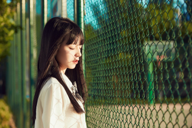 穿着日系JK制服的亚洲少女