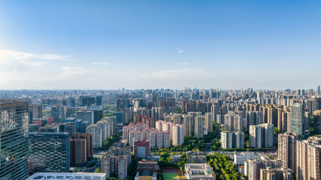 成都天府熊猫塔339及附近城市航拍