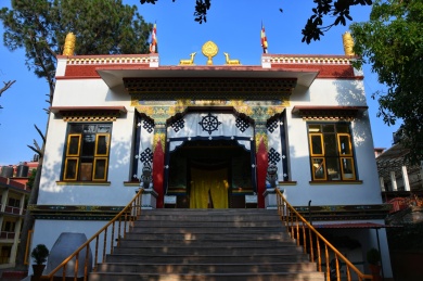 尼泊尔加德满都雪谦寺
