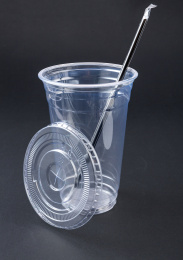 透明塑料冷饮杯