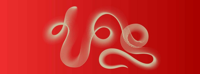 蛇抽象艺术设计