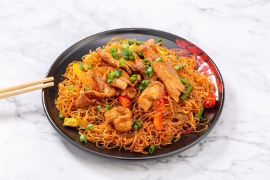 大排炒粉
