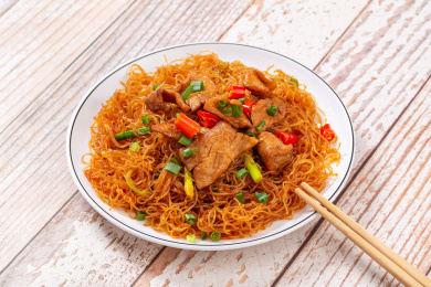 大排炒粉
