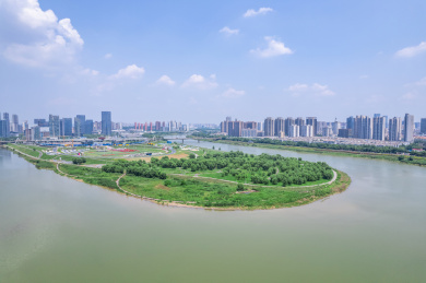 中国长沙马栏山鸭嘴公园半岛