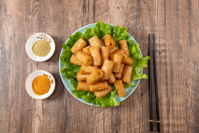 炸豆肠素豆肠 