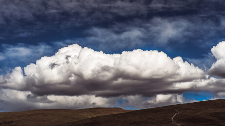 中国川西的山脉