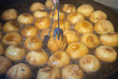 福建福州特色小吃早点水煎包