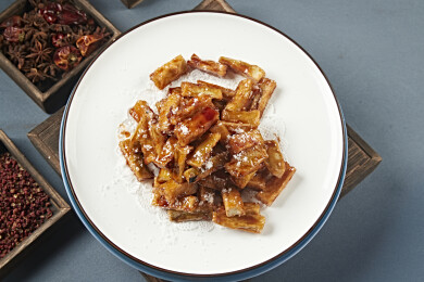 糖醋焦炸茄子条