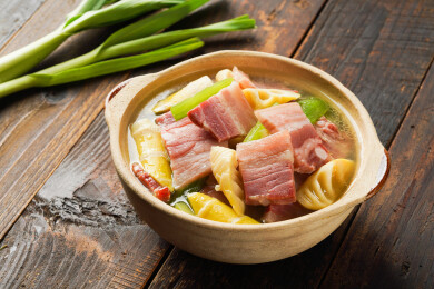 冬笋烧咸肉