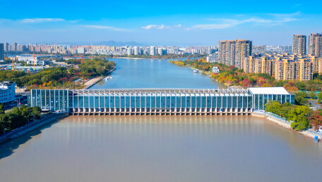 浙江省宁波市姚江大闸