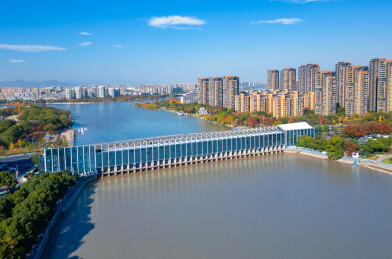 浙江省宁波市姚江大闸