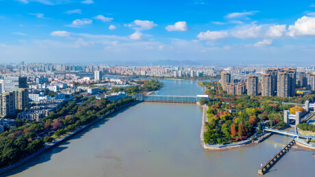 浙江省宁波市姚江大闸