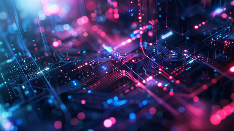 科技芯片电路板背景