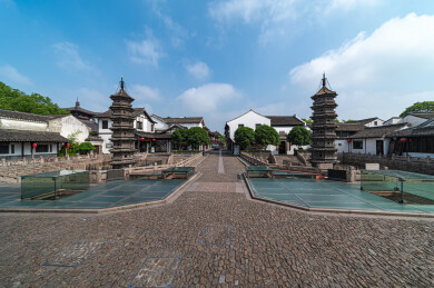 南翔砖塔风景