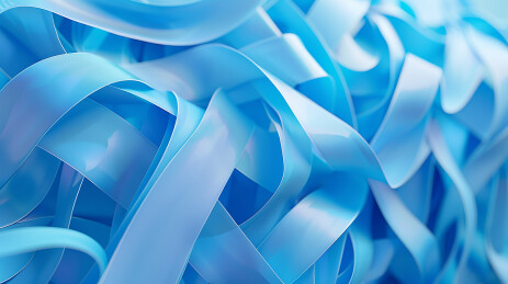 蓝色布条布纹壁纸背景