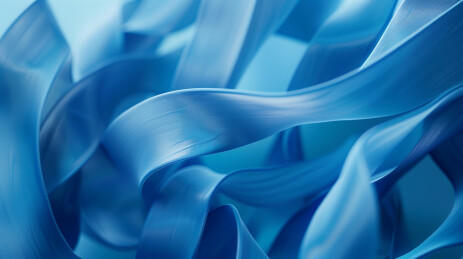 蓝色布条布纹壁纸背景