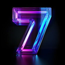 晶玻璃透明发光字母