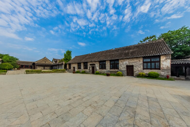 中国江苏省新沂市窑湾古镇园林建筑