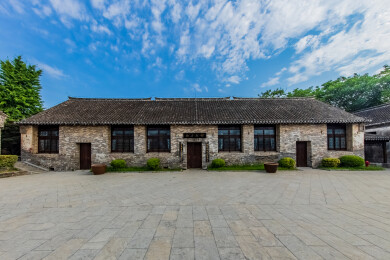 中国江苏省新沂市窑湾古镇园林建筑