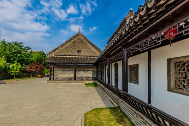 中国江苏省新沂市窑湾古镇园林建筑