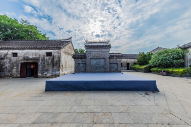 中国江苏省新沂市窑湾古镇园林建筑