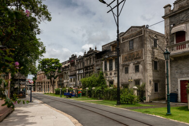 广东省江门市开平赤坎古镇街景