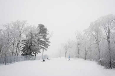 吉林长白山雪后雾凇