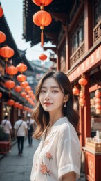 一个AICG中国美女人像写真