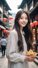 一个AICG中国美女人像写真