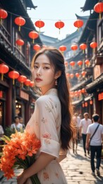 一个AICG中国美女人像写真