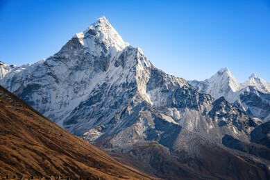 尼泊尔ebc徒步阿玛达布朗峰