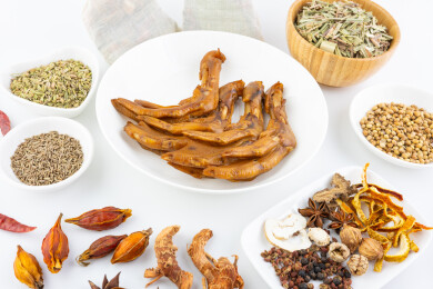 中餐美味卤菜卤鸭脚     