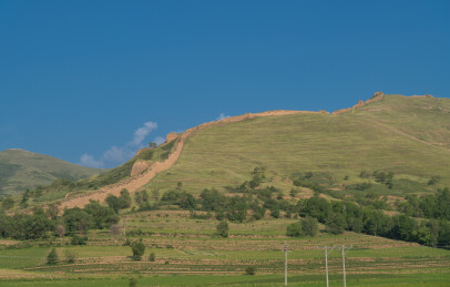 黄土高原上的独特风景山西神池野猪口长城