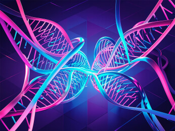 生物科技医疗基因序列DAN科技感互联网蓝