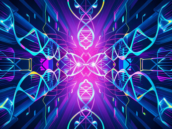 生物科技医疗基因序列DAN科技感互联网蓝