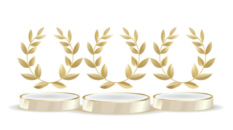 比赛领奖台：冠军亚洲季军