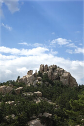 青岛即墨鹤山风光